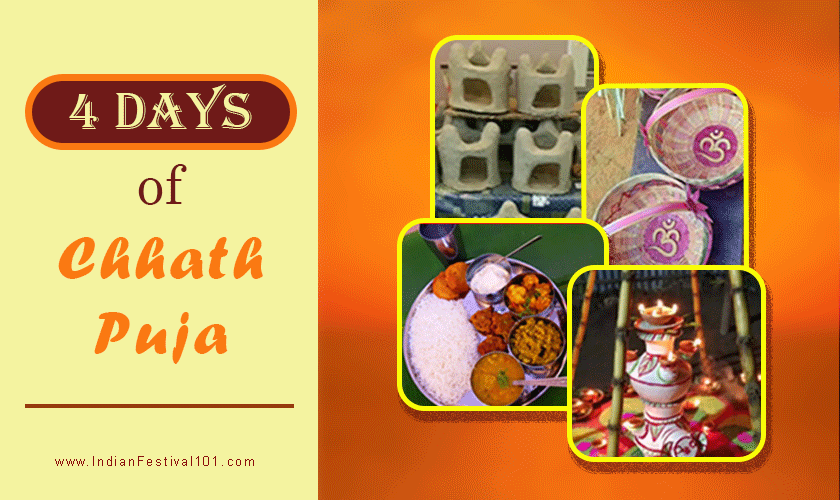 4 days of chhath puja
